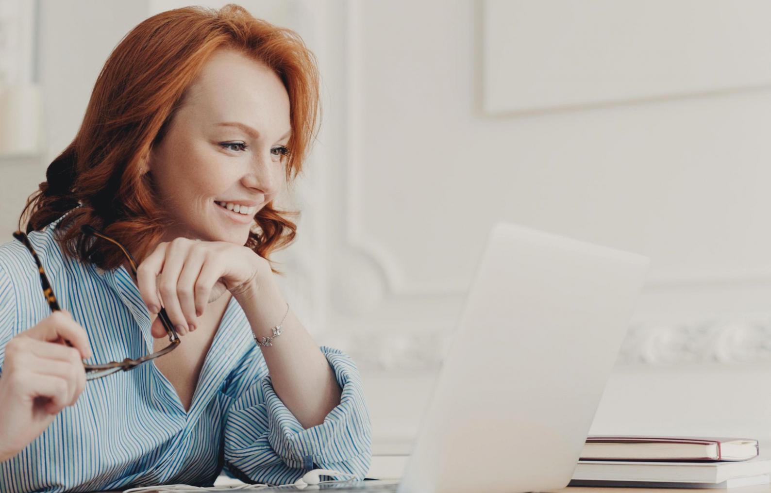 Students working on film editing projects in our learning environment